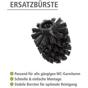 Produktbild für WC-Bürstenkopf Wenko 24090800, schwarz, 10 Stück
