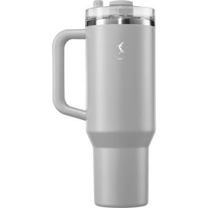 Thermobecher Lurch Big Cup, mit Henkel, grau