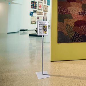 Produktbild für Infoständer Böttcher-AG Classic aus Aluminium, silber, A4