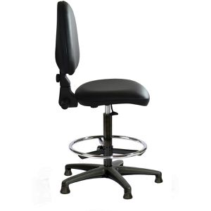 Produktbild für Arbeitsstuhl Topsit Industry, IND211, schwarz