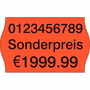 Preisetiketten Böttcher-AG rot, 26 x 16 mm