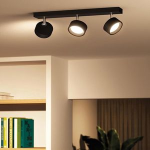 Produktbild für Deckenstrahler Philips Bracia, schwarz mit LED