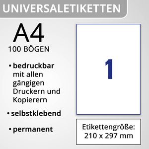 Produktbild für Universaletiketten Zweckform LR3478 Recycling weiß