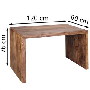 Produktbild für Schreibtisch Wohnling Boha WL1.381, sheesham