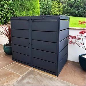 Produktbild für Mülltonnenbox MBOX24 Classic, Metall