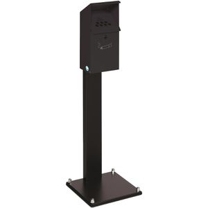Aschenbecher VAR WH41, 12084, für Outdoor, mit Dach