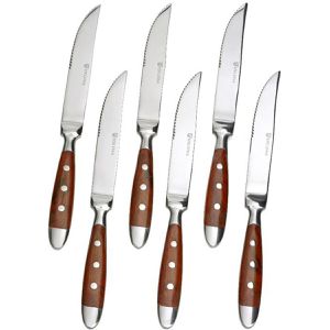 Produktbild für Steakmesser Gräwe Nürnberg braun, 6 Stück
