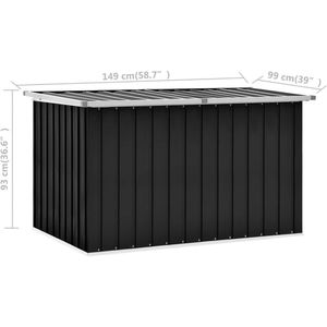 Produktbild für Gartenbox vidaXL 46267, aus Stahl