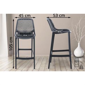 Produktbild für Barhocker CLP Air 10778556, mit Lehne