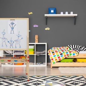 Produktbild für Kreidetafel Relaxdays mit Whiteboard, grün/weiß, magnetisch