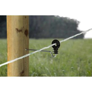 Produktbild für Isolatoren AKO mit Holzgewinde, Langstiel-Ringisolator