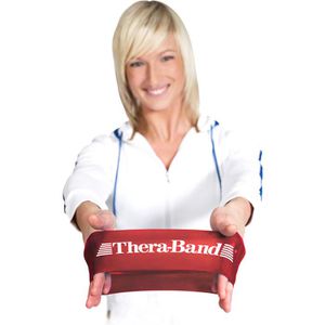 Produktbild für Fitnessband THERABAND Übungsband, mittel, 30,5 x 7,6 cm