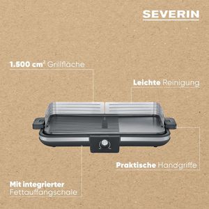 Produktbild für Elektrogrill Severin Plancha, PG 8564, 2300 Watt