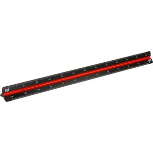 Dreikantmaßstab Rumold 154/4/30 SCHWARZ, 30cm