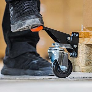 Produktbild für Schwerlastrolle HMF 7650, Lenkrolle, absenkbar