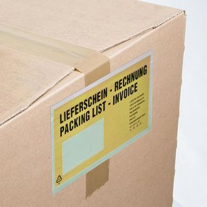 Produktbild für Lieferscheintaschen dm-folien Premium, DIN lang