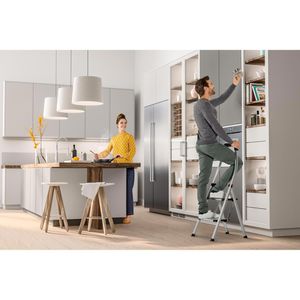 Produktbild für Klapptritt Hailo TopLine K100, 4302-301, aus Aluminium