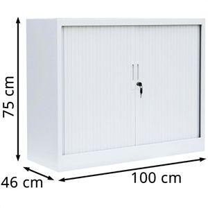 Produktbild für Rollladenschrank Lüllmann 555107, aus Metall