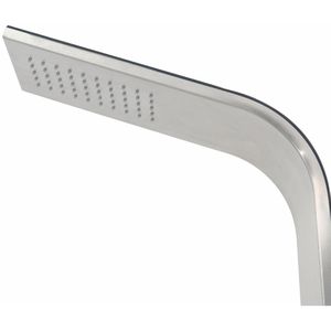 Produktbild für Gartendusche vidaXL 48199, Gebogen, Kaltwasserdusche, silber