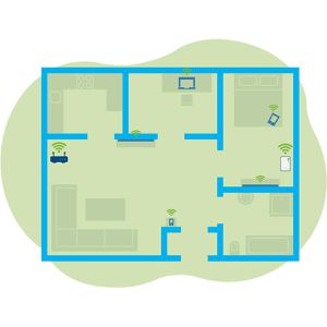 Produktbild für WLAN-Repeater Devolo WiFi Repeater ac, 9789