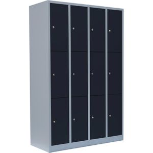 Produktbild für Schließfachschrank ClassiX X-520348, anthrazit