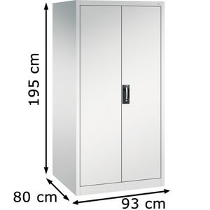 Produktbild für Werkzeugschrank CP-Möbel 8924-00, aus Metall, lichtgrau