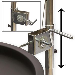 Produktbild für Holzkohlegrill DEMA Oregon, Schwenkgrill