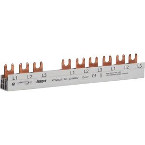 Phasenschiene Hager KDN363J, 3-polig
