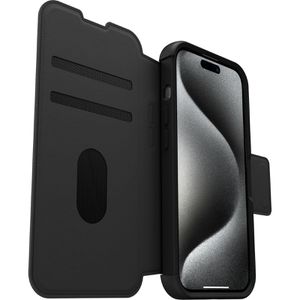 Produktbild für Handyhülle Otterbox Strada Folio, MagSafe, schwarz