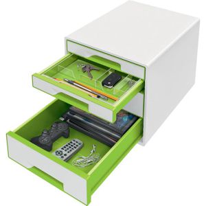 Produktbild für Schubladenbox Leitz 5213-20-54, WOW Cube, A4