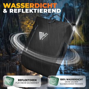 Produktbild für Gepäckträgertasche Mivelo Primus, schwarz, 20 Liter