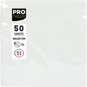 Produktbild für Servietten PROnappe SV622001I, weiß