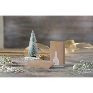 Produktbild für Weihnachtskarte Sigel DS084 Polar bear with star