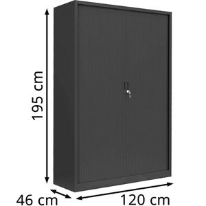 Produktbild für Rollladenschrank Lüllmann 555169, aus Metall