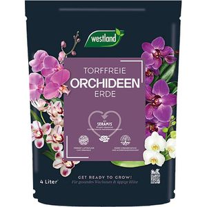 Westland Blumenerde Orchideen Erde, für Orchideen, torffrei, mit Dünger, 4 Liter