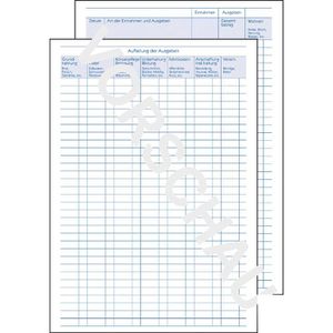 Produktbild für Haushaltsbuch Zweckform 201, A5
