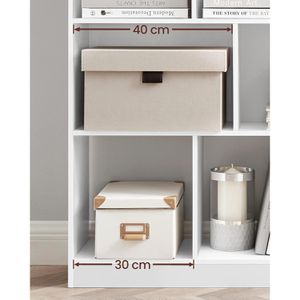 Produktbild für Bücherregal Vasagle LBC054T14, weiß