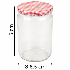 Produktbild für Einmachglas Böttcher-AG Karodesign, mit Schraubdeckel