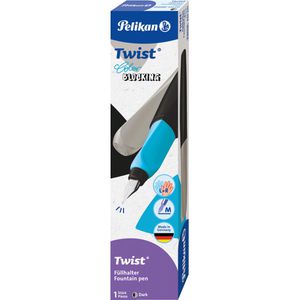Produktbild für Füller Pelikan Twist Color Blocking dark P457, Feder M