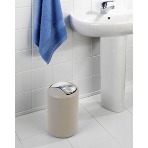 Produktbild für Mülleimer Wenko Brasil L, taupe