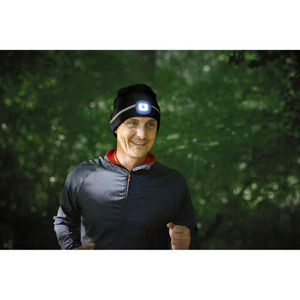 Produktbild für Wintermütze Gebol Haube LED, schwarz