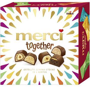 Minischokolade Merci Together