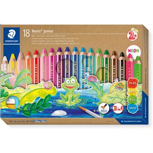 Produktbild für Buntstifte Staedtler Noris junior 140 C18, 3in1