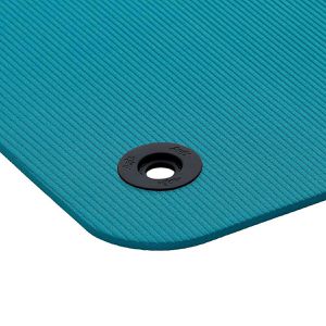 Produktbild für Yogamatte Airex Fitline, mit Ösen, wasserblau, 1 cm stark
