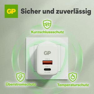 Produktbild für USB-Ladegerät GP Batteries PD, 20 Watt