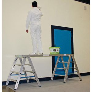 Produktbild für Stehleiter Krause Stabilo Professional, beidseitig begehbar