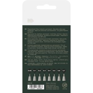 Produktbild für Fineliner Faber-Castell Ecco Pigment, schwarz