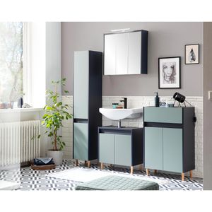 Produktbild für Spiegelschrank Schildmeyer Lovis 157107, nachtblau