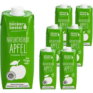 Produktbild für Saft Beckers Bester, naturtrüber Apfelsaft, ohne Zuckerzusatz