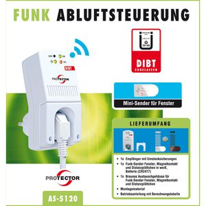 Produktbild für Abluftsteuerung Protector AS 5120 Funk
